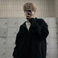 Load image into Gallery viewer, [Demon King Series] ★Sweater★ 3color Black Gray Beige Cartoon Zippered Outerwear Unisex
