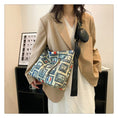 Load image into Gallery viewer, [Mokujin series] ★Shoulder bag★ Shoulder bag, handheld, large capacity, retro, cute, date, improves temperament, print
