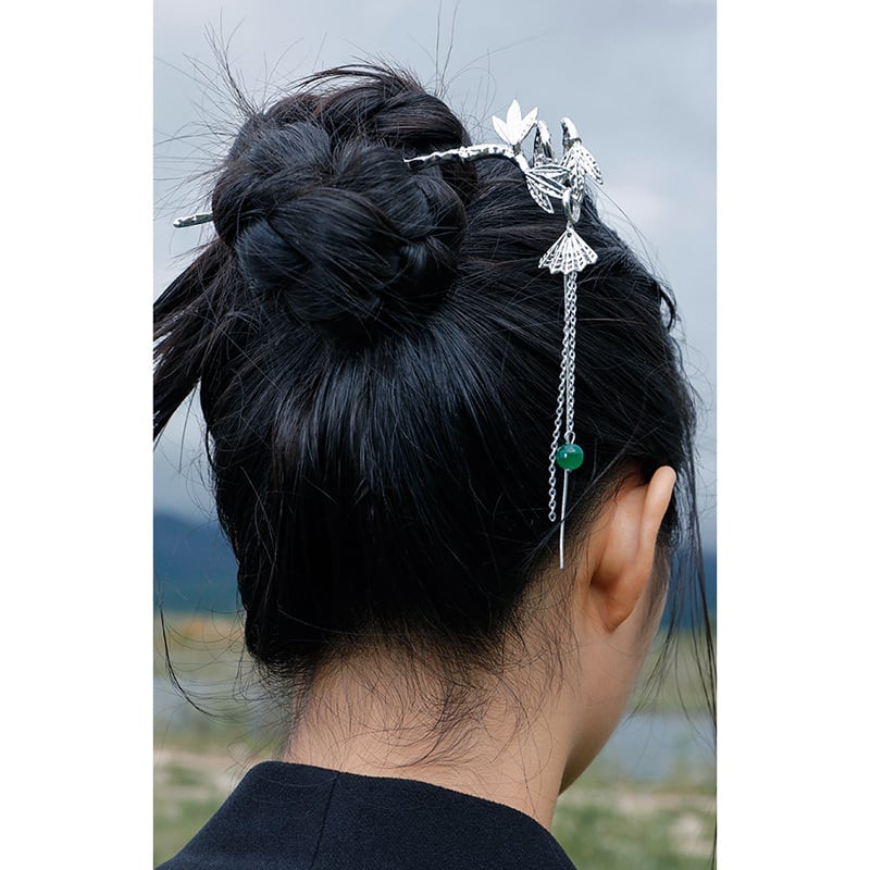 [Ko Qinglong Shu Series]★China style hair ornament, hairpin, 1 piece★Designed women's accessories, fringe