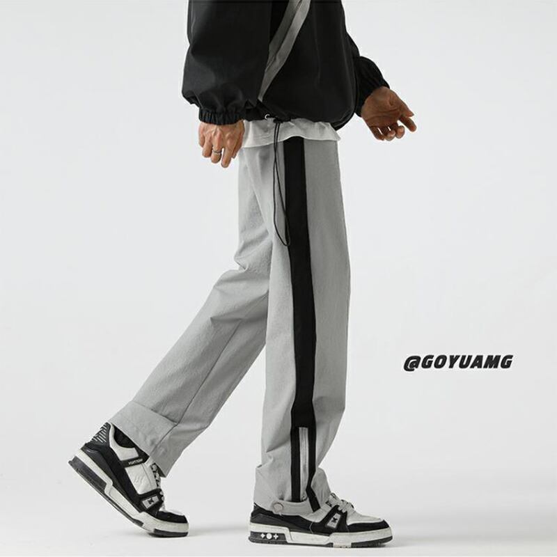 [TIAOTA Series]★Pants★ Casual Pants 2color Unisex Men's Gray Black Sports Style