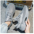 Load image into Gallery viewer, [Mingke Series]★Sneakers★ 3color Men's Shoes Sports Style Size 39-44 Summer Cool Gray White Black
