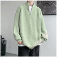 Load image into Gallery viewer, [Leonbinno Series]★Sweater★ 3color Knit Tops Unisex Men's Large Size Black Green Brown
