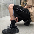 Load image into Gallery viewer, [TIESHANG Series] ★Shorts★ 2color Bottoms Casual Shorts Denim Pants Unisex Men's Unique Black Blue
