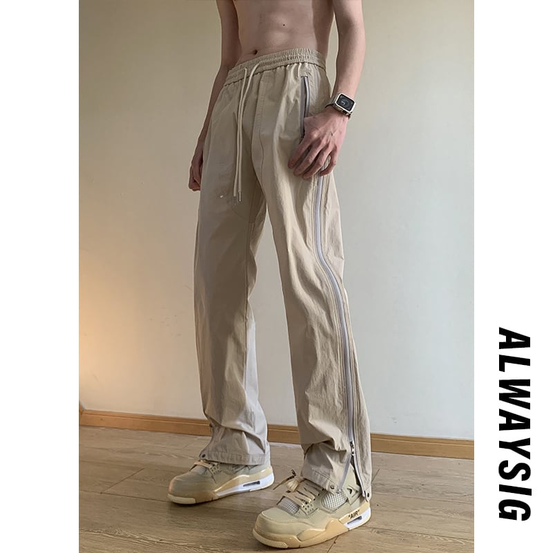 [BIGEMAN Series]★Casual Pants★ 2color Bottoms Trousers Unisex Men's Slimming Spring Clothes Easy to Match