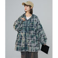 Load image into Gallery viewer, [Fujiiman Series] ★Jacket★ 3color Tops Outerwear Unisex Men's Large Size Plaid Pattern Loose
