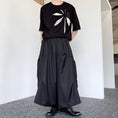 Load image into Gallery viewer, [Illustrated series]★China style trousers★ Gaucho pants Designed Unisex Men's Black Cool
