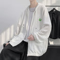 Load image into Gallery viewer, [MUCHUAN series] ★Thin jacket★ 4color outerwear unisex men's green black white gray
