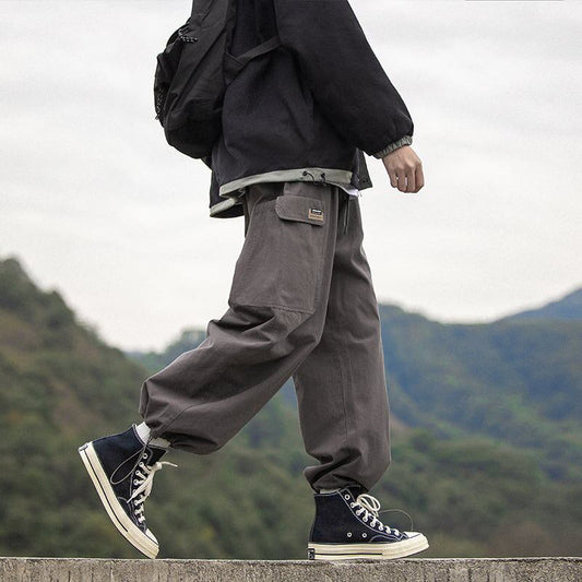 [BIGEMAN Series]★Casual Pants★ 3color Bottoms Trousers Unisex Men's Large Size Easy to Match Simple