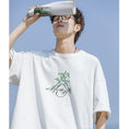 Load image into Gallery viewer, [MANYSTON Series]★T-shirt★ Tops 3color Unisex Men's Short Sleeve White Black Green
