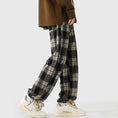 Load image into Gallery viewer, [GUIXIE Series] ★Casual Pants★ 2color Bottoms Trousers Unisex Men's Plaid Pattern Large Size Easy to Match
