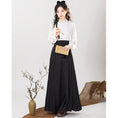 Load image into Gallery viewer, [Qingshui Kei --- Rika Chai Series] ★Maki skirt★ Chinese style skirt, Hanfu skirt, slimming and easy to match
