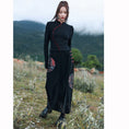 Load image into Gallery viewer, [Da Qinglong Shu Series] ★Chinese style tops★ Color scheme: Slim, slimming, Chinese clothes, original, easy to match, black, black
