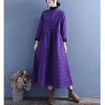 Load image into Gallery viewer, [Qing series] ★China style dress★ 4colors, brushed lining, thick, green, navy, wine red, purple, long length
