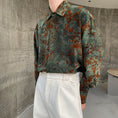 Load image into Gallery viewer, [Illustrated series]★China style shirt★ Tops Unisex Men's ML XL Green Green ML XL Retro
