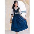 Load image into Gallery viewer, [Jinkyoku Series] ★One Piece★ Sailor Uniform Short Sleeve Cute Ladies Date Photo Shoot Summer Clothes Lolita
