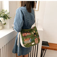 Load image into Gallery viewer, [WEIWEI Series]★China style bag★ Shoulder bag Oil painting style Unique Green Green Stylish
