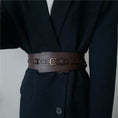 Load image into Gallery viewer, [Li Kaifu Series] ★Belt★ 3color PU Unisex Cool Accessories Small Items Black Brown Coffee Color
