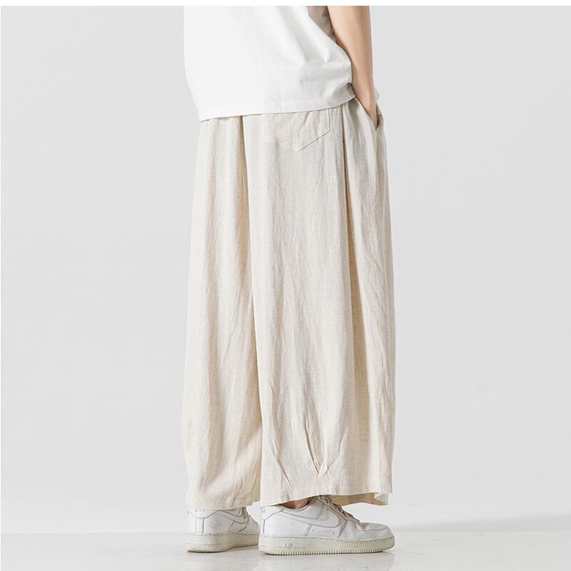 [JUNYI Series]★Casual Pants★ 3color Bottoms Chinese Style Pants Men's Large Size Plain Simple