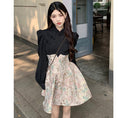 Load image into Gallery viewer, [KEKELI Series] ★China-style dress★ Changeover, short length, improved cheongsam dress, floral pattern, slimming appearance
