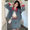 Load image into Gallery viewer, [KEKELI Series]★Setup Single Order★ Outerwear or Skirt with Belt Denim Cute Spring Clothes
