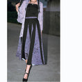 Load image into Gallery viewer, [Kokaisha --- Bamboo Series] ★China-style happi coat★ Thin outerwear Sun protection chiffon Original Purple
