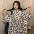 Gallery viewerに画像を読み込む, 【Queenシリーズ】★レトロ シャツ★ トップス ハート プリント M L XL 可愛い ゆったり 原宿風
