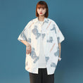 Load image into Gallery viewer, [GEBOXUAN Series]★Shirt★ 2color Short Sleeve Shirt Tops Unisex Men's Print Summer Clothes Loose
