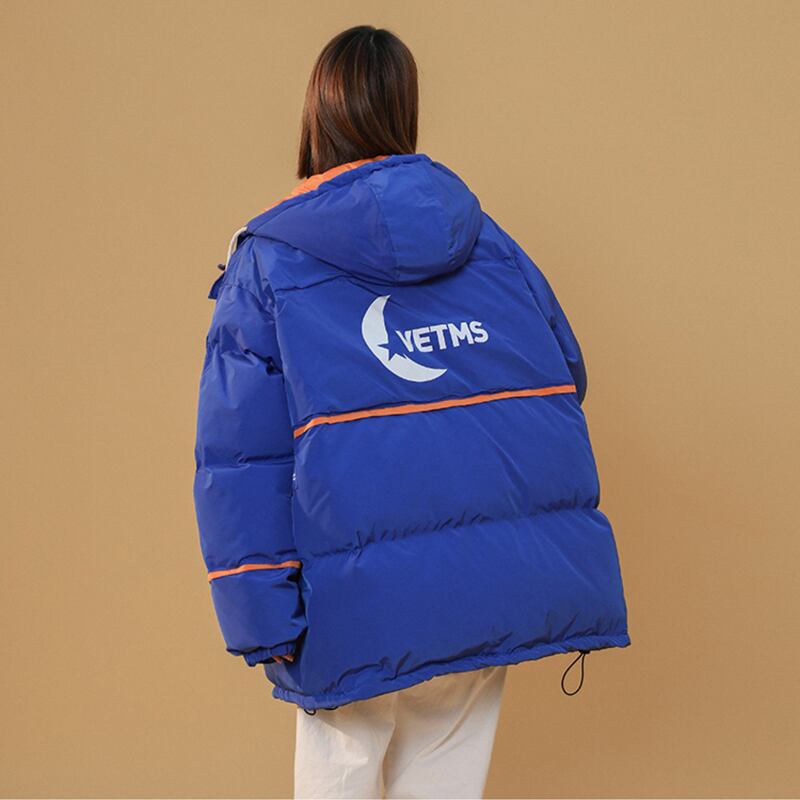 [Morimoto Series] ★Winter Coat★ Cotton Coat 2color Thick Warm Unisex Men's Cold Protection Beige Blue