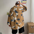 Load image into Gallery viewer, [PINZHI Series]★Happi coat★ 2color Thin Crane Unisex Men's Print Large Size Yellow Cool Fireworks Festival Festival
