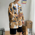 Load image into Gallery viewer, [PINZHI Series]★Happi coat★ 2color Thin Crane Unisex Men's Print Large Size Yellow Cool Fireworks Festival Festival
