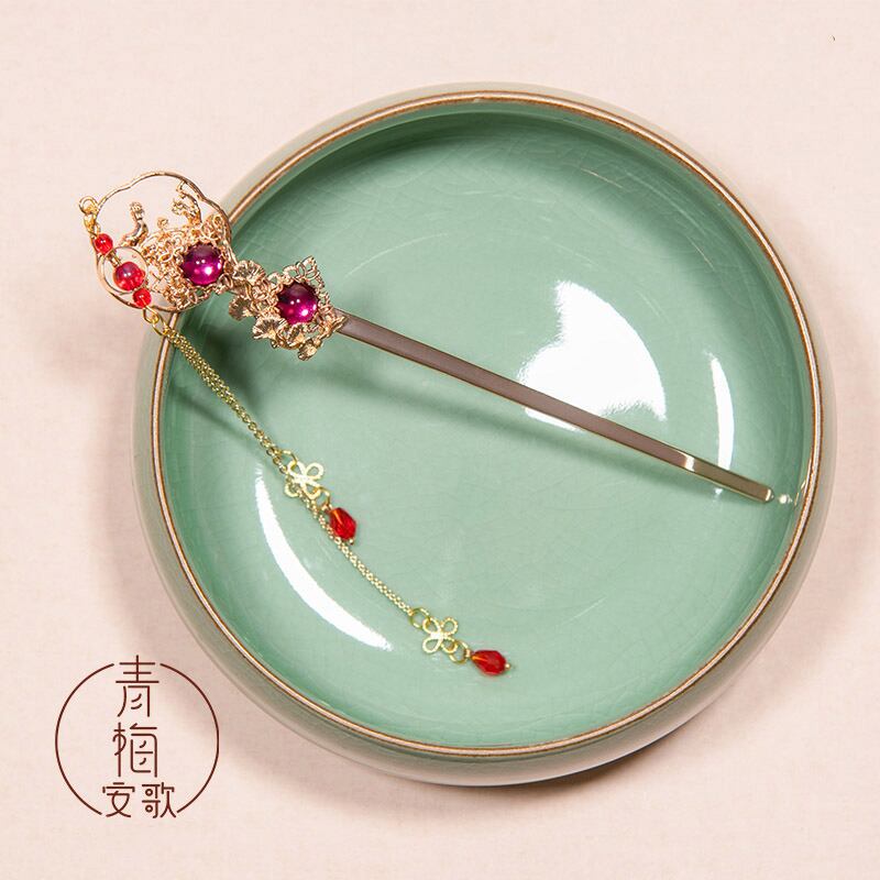 [Ome Anka Series] ★Hair Ornament Hairpin★ Accessory Fireworks Festival Festival Decoration Present Birthday Original