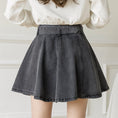 Load image into Gallery viewer, [TUYILIAN Series]★Skirt★ 2color Bottoms Fashion Mini Length Easy to Match Slimming Gray Blue
