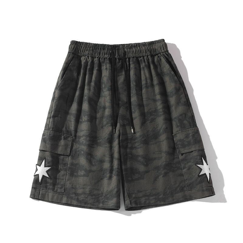 [BIGEMAN Series] ★Shorts★ 2color bottoms, short length pants, unisex, men's, camouflage pattern, large size, fashion