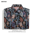 Load image into Gallery viewer, [BOYUE Leeds] ★Retro Shirt★ Long Sleeve Shirt Tops Unisex Ethnic Style Casual ML XL 2XL 3XL
