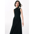 Load image into Gallery viewer, [Yang's Great Dream Series]★Chinese style dress★ Improved Chinese dress, Chinese clothes, slimming, long length, black, black summer clothes
