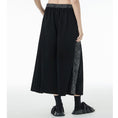 Load image into Gallery viewer, [YIDAO Series] ★Casual Pants★ 2color Print Switching Gaucho Pants Trousers Slimming Fashion
