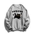 Load image into Gallery viewer, [Wkeces Series] ★Tops★ 6color Sweatshirt Sweatshirt Unisex Men's Cat Cat Large Size
