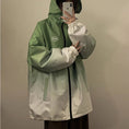 Load image into Gallery viewer, [Fujiiman Series] ★Jacket★ 3color outerwear unisex men's gradation black green gray
