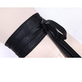 Load image into Gallery viewer, [Daiseiryusu Series] ★Belt★ Obi, Accessories, Decorations, Easy to match, PU Black, Plain, Simple
