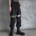 Load image into Gallery viewer, [Miyakoya Series] ★Casual Pants★ Trousers Bottoms Women's Fashion Black Black ML
