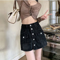 Load image into Gallery viewer, [CHUNUO Series] ★Denim Skirt★ 2color Bottoms Fashion Mini Length Skirt Sexy Cute
