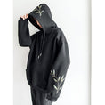 Load image into Gallery viewer, [CHICERRO Series]★Parker★ 2color Tops Casual Bamboo Embroidery Design Black White
