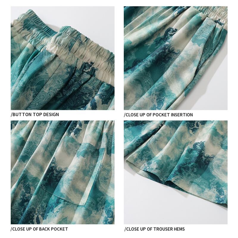 [Satoru Series]★China style shorts★Shorts for men and women Unique Summer Tie Dye Women's Casual Men's Street Fashion Large Size