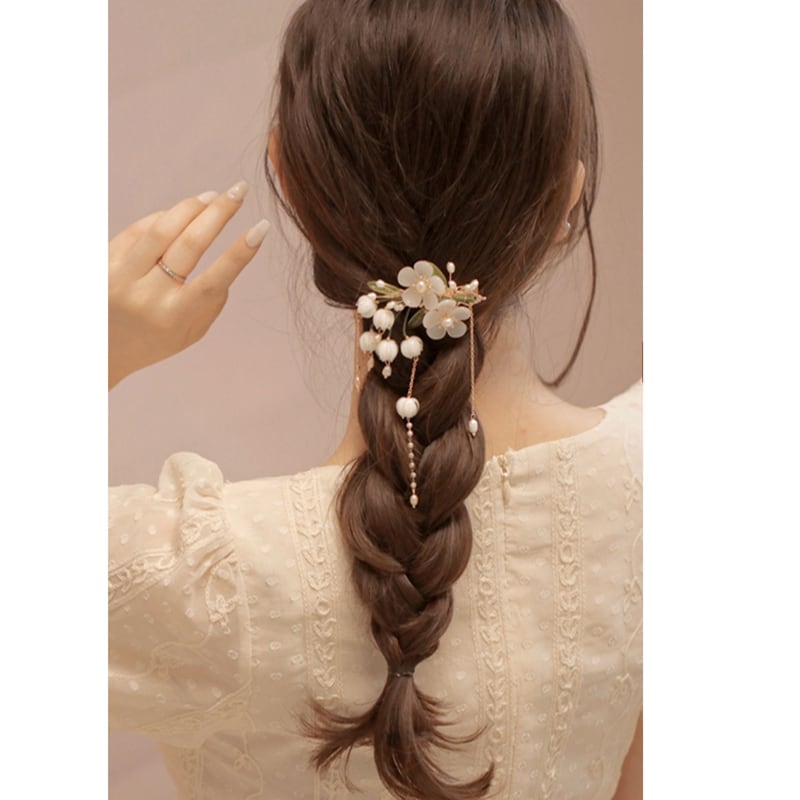 [Ma series] ★Chinese style hair ornament★ Hairpin 1 piece Ladies accessories Lily of the Valley, Suzuran, Flower Chinese Clothes