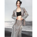 Load image into Gallery viewer, [Daiseiryusu Series] ★China style skirt★ Bottoms, slimming fashion, commuting, dating, photography, slit, gray
