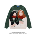 Load image into Gallery viewer, [Satoru Series]★Sweater★ 2color knit tops Unisex Men's Unisex Men's Green Red
