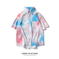 Load image into Gallery viewer, [SEVENSUP Series]★Shirt★ Tie-dye tops short sleeve shirt ML LL 3L Unisex Men's Aya Cute
