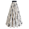 Load image into Gallery viewer, [KEER Series] ★Floral pattern skirt★ 3 lengths available, large size, stylish, elastic waist
