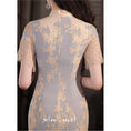 Load image into Gallery viewer, [XIUMEI Series]★China Dress★ Lace Dress, Short Sleeve, Long Length, Chinese Clothes, Short Sleeve, Sexy, Party, Wedding
