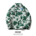 Load image into Gallery viewer, [GPstudio Series]★Jacket★ Outerwear Unisex Men's Floral Pattern Green Green Alphabet
